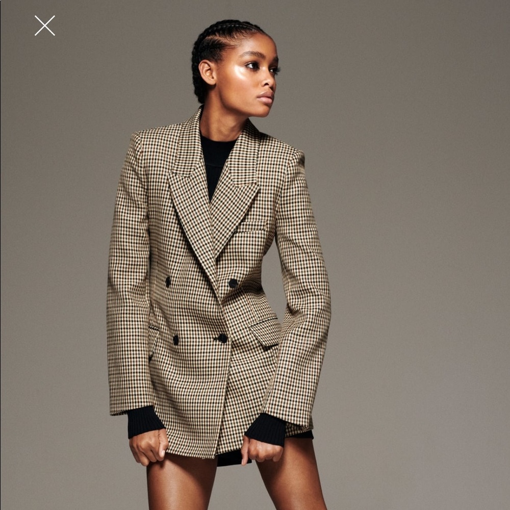 Plaid Blazer